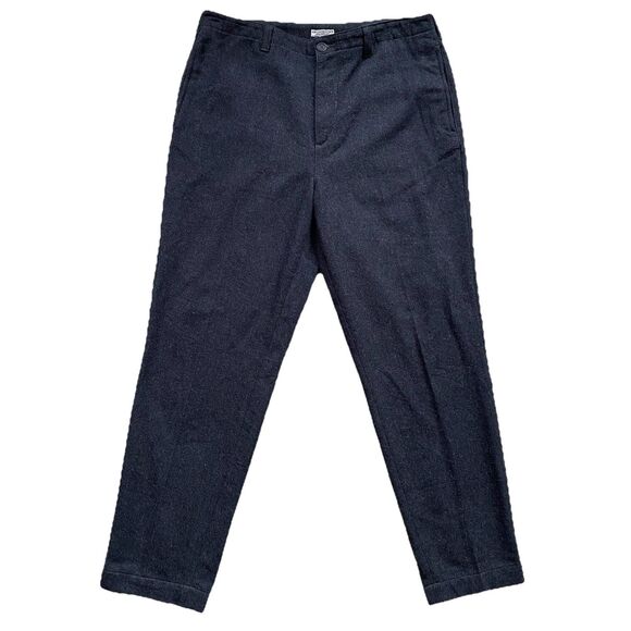 Knickerbocker New York City Wool Cotton Pants Trousers 34 34x30 Made in USA Gray - Picture 1 of 7